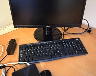 LG Monitor and Other Computer Equipment