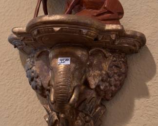 elephant wall sconce