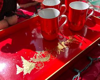 Cinderella tray and mugs