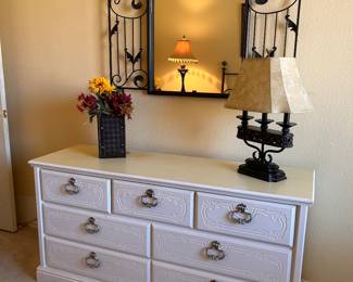 Burlington House Furniture white dresser