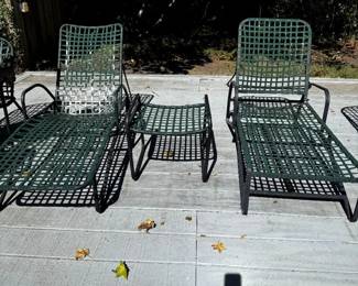 Vintage Brown Jordan Chaises