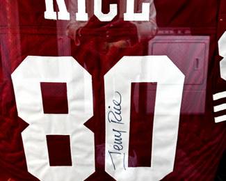 Signed Jerry Rice Jersey