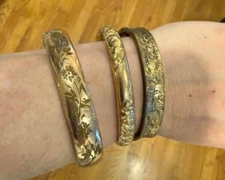 Vintage Gold Filled Bangles