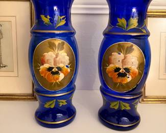 Vintage Handpainted Vases