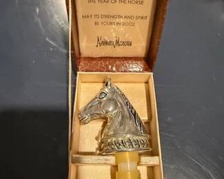 Vintage Neiman Marcus Horse Bottle Stopper