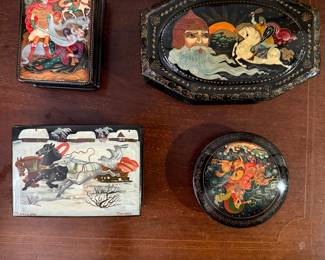 Vintage Lacquer Boxes