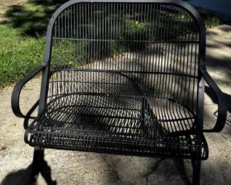 Antique Iron Bench