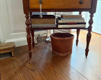 Vintage Bassett Side Table with Drawer