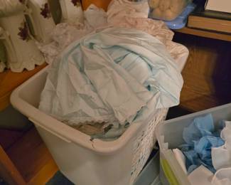 Bin FULL of vintage women's slips