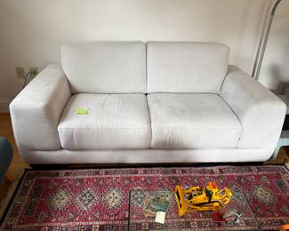 MCM light grey sofa - $225