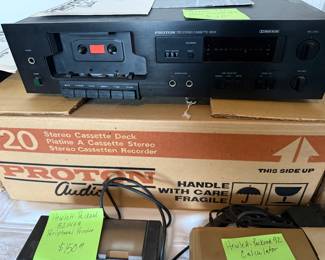 Proton 720 Stereo Cassette Deck -$30