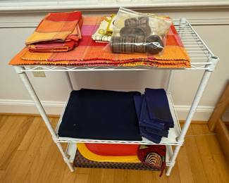 All placemats / napkins and metal rack - $20 for all - must take all