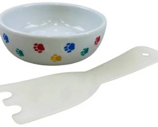 Spot Dog Bowl And Fork