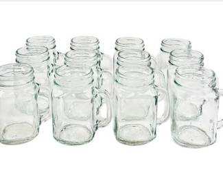 16 Ounce Mason Jars Glassware (12)