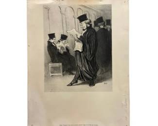 Honore Daumier Lithograph 1847 (7 Of 7)