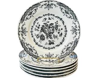 Porcelain 8.75" Plates - Signed "Home Elves"