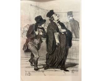 Honor Daumier Lithograph 1847 (2 Of 7)