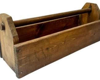 Vintage Toolbox - Great Way To Display Fall Mums & Holiday Greens!