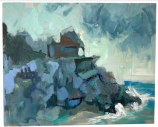 Original Oil Painting By Darien Artist Britt Bair - Signed Britt Bair 2019