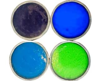 Mid-Century Modern - Hand Made Stained Glass Coasters