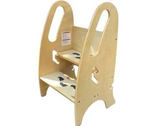 Kids Step Stool - Signed "Little Partners"