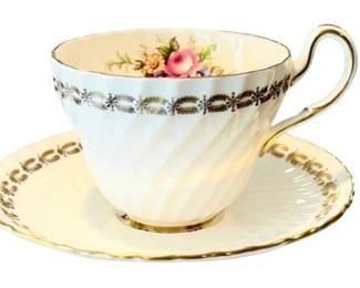 English Porcelain Cup & Saucer - "Foley Sorrento"