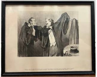 Honor Daumier Lithograph 1847 (1 Of 7)