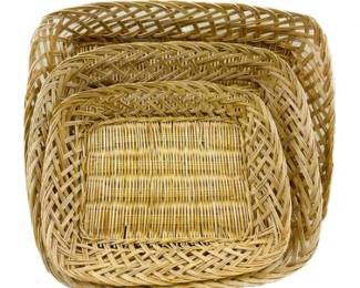 Wicker Baskets/natural Color