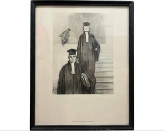 Honore Daumier Lithograph 1847 (3 Of 7)