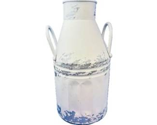 Galvanized Steel Decorative Milk Bucket