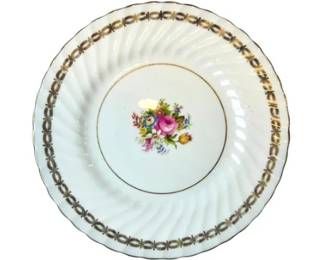 English Porcelain 8.25" Plate - Signed "Foley Sorrento Made In England"