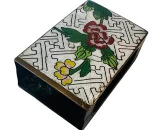 Vintage Cloisonne Match Cover