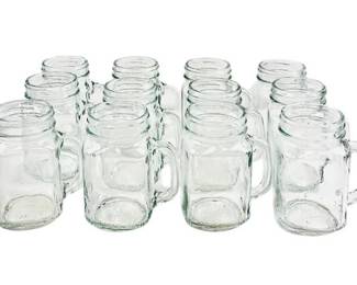 16 Ounce Mason Jars Glassware (12)