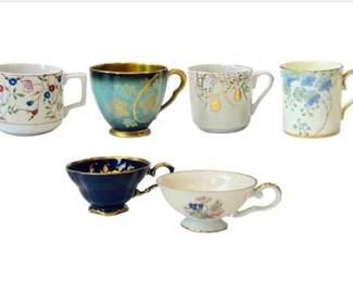 Collection Of Porcelain Demitasse Cups