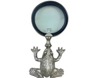 Magnifying Glass - Signed "Two's Company" - With Original Clear Label On Glass - Nice Weight & Design