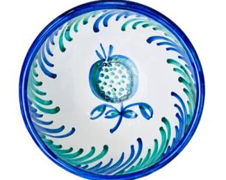 Hand Painted 10" Pottery Bowl