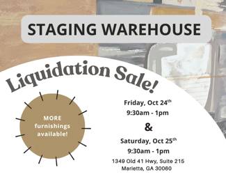 Warehouse Sale OCT 25 FB psot