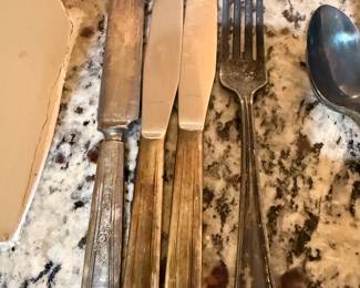 ALL SILVERWARE IS SILVER PLATE
