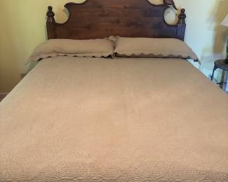 Ballard Design Queen Wood Headboard.