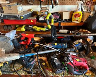Weed Eaters, Ryobi Power Tools, Drills, Power Saws