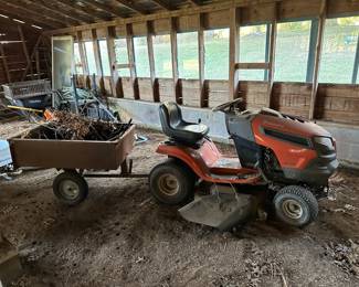 Husqvarna Riding Mower w/ Trailer
