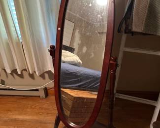 Oval Stand Mirror