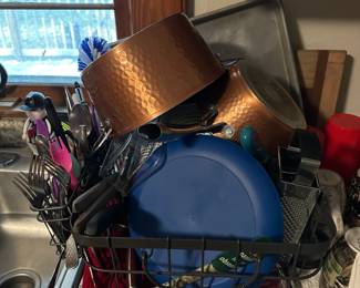 Pots and Pans, Assorted Utensils