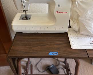 Singer sewing machine with table