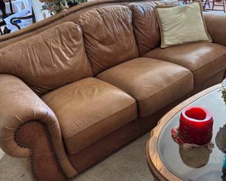 Leather sofa