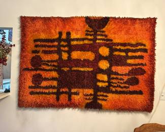 Danish Rya Mid Century Shag Rug