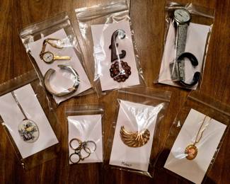 Costume jewelry from 2 different estates. 