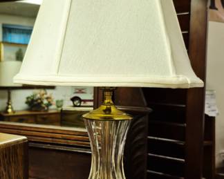 Pr. matching Waterford crystal lamps