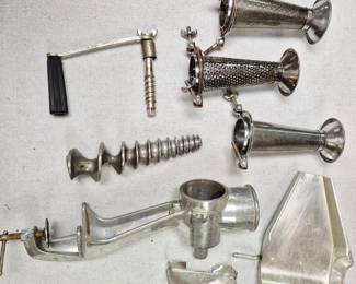 Vintage and modern kitchenware.