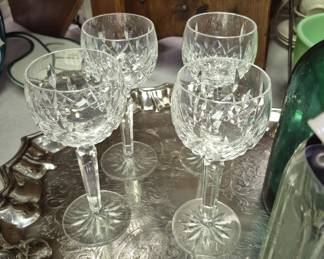 Waterford 4 pcs. Lismore wine glasses